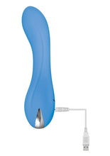 Load image into Gallery viewer, Blue Crush Rechargeable Silicone Vibrator
