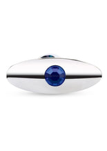 Load image into Gallery viewer, Blue Line Bling Prostate Massager Plug 2.5in - Stainless
