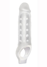 Load image into Gallery viewer, Blue Line C and B Gear Mighty Extender Penis Sleeve - Clear
