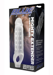 Blue Line C and B Gear Mighty Extender Penis Sleeve - Clear