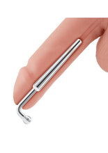 Load image into Gallery viewer, Blue Line Crank Head Penis Plug -Stainless
