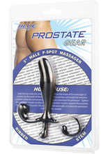 Load image into Gallery viewer, Blue Line Prostate Gear Male P-Spot Massager - Black - 5in
