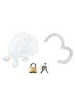 Load image into Gallery viewer, Blueline Full Restraint Silicone Cock and Balls Chastity Device 100% Coverage
