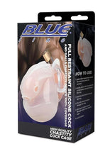 Load image into Gallery viewer, Blueline Full Restraint Silicone Cock and Balls Chastity Device 100% Coverage - White
