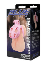 Load image into Gallery viewer, Blueline Small Humiliation Acrylic Prisoner Cock Cage - Pink
