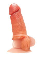 Load image into Gallery viewer, Blueline Super Real Penis Silicone Extension Sleeve with Ball Constriction Loop - Vanilla - 4in
