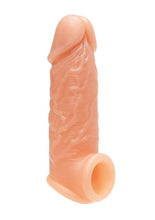 Load image into Gallery viewer, Blueline Super Real Penis Silicone Extension Sleeve with Ball Constriction Loop
