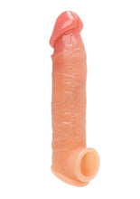 Load image into Gallery viewer, Blueline Super Real Penis Silicone Extension Sleeve with Ball Constriction Loop
