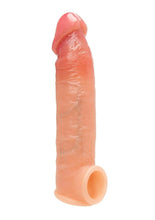 Load image into Gallery viewer, Blueline Super Real Penis Silicone Extension Sleeve with Ball Constriction Loop
