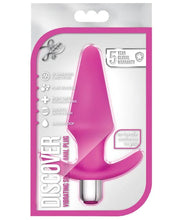 Load image into Gallery viewer, Luxe Discover Vibrating Plug - 5 Inch (Pink)

