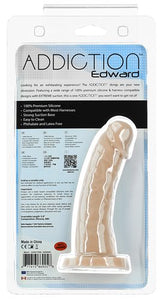 Addiction Toy Collection Edward Silicone Curved Dildo