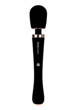 Load image into Gallery viewer, Bodywand Couture Rechargeable Silicone Wand Massager - Black/Rose Gold
