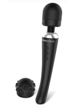 Load image into Gallery viewer, Bodywand Curve Rechargeable Silicone Wand Massager - Black
