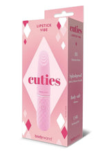 Load image into Gallery viewer, Bodywand Cuties Lipstick Rechargeable Silicone Bullet - Pink
