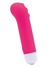 Load image into Gallery viewer, Bodywand Dotted Mini G Rechargeable Silicone Vibrator - Neon Pink/Pink
