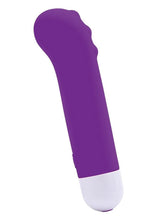 Load image into Gallery viewer, Bodywand Dotted Mini G Rechargeable Silicone Vibrator - Neon Purple/Purple
