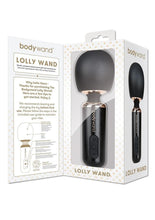 Load image into Gallery viewer, Bodywand Lolly Rechargeable Silicone Massager - Black/Rose Gold
