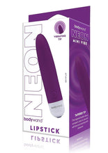 Load image into Gallery viewer, Bodywand Mini Lipstick Neon Pnk - Neon Purple/Purple
