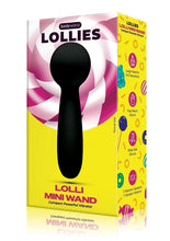 Load image into Gallery viewer, Bodywand Mini Lollies Rechargeable Silicone Mini Vibrator - Black
