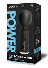 Load image into Gallery viewer, Bodywand Power Wand Rechargeable Silicone Wand Massager - Black - 4.5in
