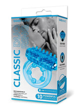 Load image into Gallery viewer, Bodywand Rechargeable Silicone Classic Duo Ring - Blue
