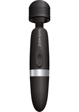 Load image into Gallery viewer, Bodywand Rechargeable Silicone Wand Massager - Black - Large
