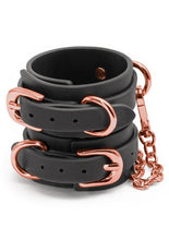 Load image into Gallery viewer, Bondage Couture Wrist Cuffs - Black
