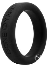 Load image into Gallery viewer, Boneyard Silicone Ring Cock Ring - Black - 1.4in
