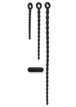 Load image into Gallery viewer, Boneyard Silicone Urethra Trainer Kit with Bullet - Black - 3 Per Set
