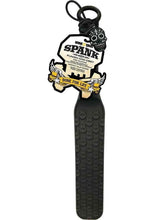 Load image into Gallery viewer, Boneyard The Spank Silicone Skull Textured Paddle - Black - 14.75in
