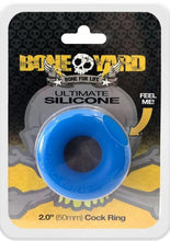 Load image into Gallery viewer, Boneyard Ultimate Silicone Cock Ring - Blue - 2in
