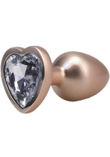 Load image into Gallery viewer, Booty Bling Heart Diamond Jeweled Wearable Metal Plug
