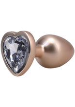 Load image into Gallery viewer, Booty Bling Heart Diamond Jeweled Wearable Metal Plug
