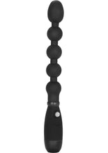 Load image into Gallery viewer, Booty Call Booty Bender Silicone Beaded Butt Plug - Black

