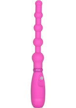 Load image into Gallery viewer, Booty Call Booty Flexer Silicone Beaded Butt Plug - Pink
