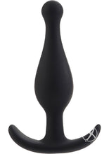 Load image into Gallery viewer, Booty Call Booty Rocker Silicone Butt Plug - Black
