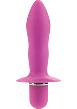 Load image into Gallery viewer, Booty Call Booty Rocket Silicone Vibrating Butt Plug - Pink
