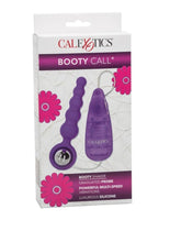 Load image into Gallery viewer, Booty Call Booty Shaker Silicone Vibrating Butt Plug with Remote Control - Purple
