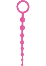 Load image into Gallery viewer, Booty Call X-10 Silicone Anal Beads - Pink
