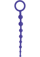 Load image into Gallery viewer, Booty Call X-10 Silicone Anal Beads - Purple
