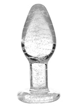Load image into Gallery viewer, Booty Sparks Glow In The Dark Glass Anal Plug
