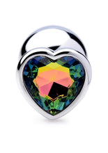 Load image into Gallery viewer, Booty Sparks Rainbow Prism Heart Anal Plug
