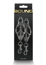 Load image into Gallery viewer, Bound Nipple Clamps C3 - Gray/Grey/Gun Metal/Metal
