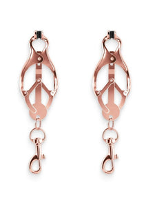 Bound Nipple Clamps C3 - Metal/Rose Gold