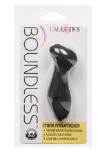Load image into Gallery viewer, Boundless Mini Massager Rechargeable Silicone Clitoral Stimulator - Black

