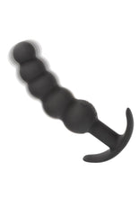 Load image into Gallery viewer, Boundless Vibrating X5 Beaded Plug Rechargeable Silicone Anal Plug - Black
