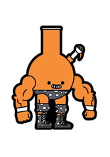 Load image into Gallery viewer, Box Brown Dusty Bong Enamel Pin
