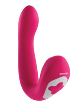 Load image into Gallery viewer, Buck Wild Rechargeable Silicone Dual Massager with Clitoral Stimulation - Pink
