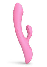 Load image into Gallery viewer, Bunny and Clyde Rechargeable Silicone Rabbit Vibrator - Pink/Pink Passion

