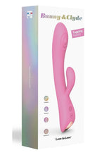 Load image into Gallery viewer, Bunny and Clyde Rechargeable Silicone Rabbit Vibrator - Pink/Pink Passion
